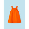 Mayoral 3943 Sukienka z nadrukiem pomarańczowa