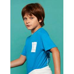 Mayoral 6033 Koszulka z nadrukiem na plecach Better Cotton dla chłopca