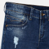 MAYORAL 6530 Spodnie długie jeansowe dla chłopca z przetarciami
