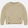 MAYORAL 3301 Sweter z ozdobnymi tasiemkami dla dziewczynki