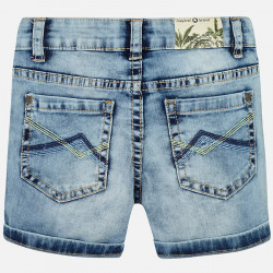 MAYORAL 3233 col 21 Bermudy jeans z kieszeniami